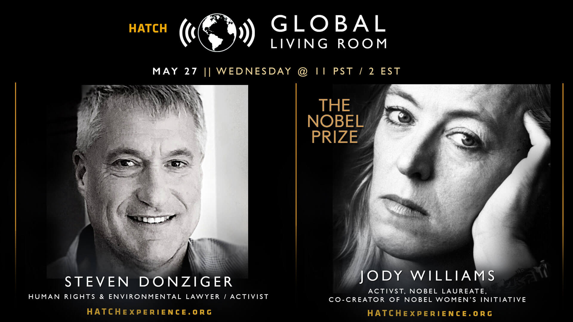 Global Living Room: Holding Chevron Accountable with Steven Donziger & Jody Williams